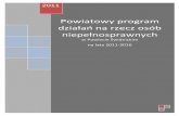 Nazwa strona Powiatowy program - PCPR Świdnicapcpr.swidnica.pl/media/dokumenty/programy_strategiczne/program_ni... · 4 Zatrudnianie osób niepełnosprawnych 23 5 Rehabilitacja zawodowa