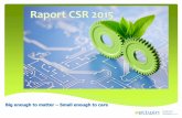 Raport CSR 2015 - eltwin.pleltwin.pl/Files/Images/QHSE og CSR/CSR Rapport 2015 PL.pdf · CSR to skrót od pochodzącego z języka angielskiego wyrażenia „corporate social responsibility”