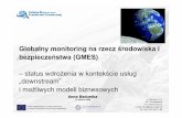 status wdrożenia w kontekście usług „downstream” i ... - Globalny Monitoring... · Modele finansowania OBECNIE: 7 Program Ramowy (budżet na badania i rozwój - R&D) Budżet