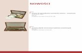 NOWOŚCI - faktor.net.pl · Zastosowane do produkcji płytek materiały, stal iceramika, odznaczają się doskonałą jakością i długą żywotnością. • Właściwości płytek