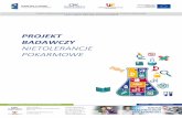 PROJEKT BADAWCZY - ntz.dobrekadry.plntz.dobrekadry.pl/wp-content/uploads/2015/10/nietolerancje... · „Książkę kucharską -zdrowe jedzenie”, która składać się będzie z