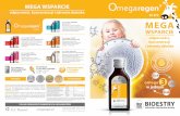 MEGA WSPARCIE - omegaregen.pl · MEGA WSPARCIE odporności, koncentracji i zdrowia dziecka NAJWIĘKSZE ZALETY Regeneracja komórek i łagodzenie stanów zapalnych Wsparcie układu