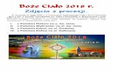 Boże Ciało 2018 r. - bojszowy.katowice.opoka.org.pl · Mapka przedstawiająca trasę procesji Bożego Ciała w 2018 r. Boże Ciało Boże Ciało (inaczej - Święto Ciała i Krwi