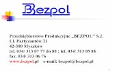 Przedsiębiorstwo Produkcyjne „BEZPOL” S.J. Ul. Partyzantów ...layer.uci.agh.edu.pl/~mczapkie/Train/tmp/modele/warsztat/tmp/... · Elektroenergetyczne linie napowietrzne Projektowanie