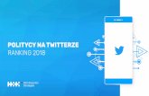 POLITYCY NA TWITTERZE - blog.hkstrategies.plblog.hkstrategies.pl/upload/2018/03/HK-Strategies_Politycy-na... · PARLAMENTARZYŚCI W LICZBACH Posłowie posiadający konto na Twitterze: