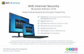 AVG Internet Security - avtrade.pl · AntiVirus i ochrona przed złośliwym oprogramowaniem Zapora dla ﬁrm ... ﬁ rmy przed najnowszymi wirusami i˚zagrożeniami pochodzącymi