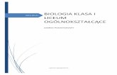 BIOLOGIA KLASA I - szkolybenedykta.plszkolybenedykta.pl/wp-content/uploads/2016/08/BIOLOGIA_I_LO_tre... · Dział 1. Biotechnologia 1. Biotechnologia ... rodzaje i wykorzystywanie