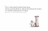 IV KONFERENCJA FILOZOFIA MATEMATYKI I INFORMATYKIlogika.amu.edu.pl/konferencja/6abstrakty.pdf · ABSTRAKTY Strona 1 z 18 VI KONFERENCJA FILOZOFIA MATEMATYKI I INFORMATYKI Poznań,