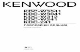 KDC-W3541 00 Polish - manual.kenwood.commanual.kenwood.com/files/KDC-W3541_00_Polish.pdf · Polski | 5 Funkcje tunera Wybór pasma Pokrętło kontroli Przełącza pomiędzy pasmami
