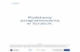 Podstawy programowania w Scratch. - e-kompetencje.wmzdz.ple-kompetencje.wmzdz.pl/.../11/Podstawy-programowania-w-Scratch.pdf · [1/23] Podstawy programowania w Scratch. Programowanie