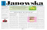 8 9 2 7 8 0 5 GAZETA 1 N S I - janowlubelski.pl · owiatowy Urz¹d Pracy w Janowie Lubelskim planuje realizacjê projektu pt. ,,Janowski przedsiêbiorca” w ramach Programu Operacyjnego