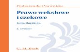 Lidia Bagińska - pdf.helion.plpdf.helion.pl/e_0ete/e_0ete.pdfW sprzedaży: L. Bagińska, M. Czarnecki PRAWO WEKSLOWE I CZEKOWE. KOMENTARZ, wyd. 5 Duże Komentarze Becka A. Szumański