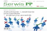 Dwutygodnik ISSN 1234-8325 NR INDEKSU 33278X 20 maja …gsk-solidarnosc.pl/wp-content/uploads/2013/09/Serwis-Prawno... · Zatrudnianie i zwalnianie pracowników ... Testy psychologiczne