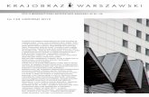 CZYLI O MODERNISTYCZNEJ ARCHITEKTURZE WARSZAWY … · „Renowacje i Zabytki [nr 3(43) 2012] w całości poświeconemu zabytkom Warszawy zaledwie dwa miesiące temu. Przedruk w tym