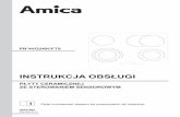 INSTRUKCJA OBSŁUGItechfresh.pl/wp-content/uploads/2015/12/AmicaPH6121FTS.pdf · 2017-05-17 · Płyta Amica to połączenie wyjątkowej łatwości obsługi i doskonałej ... Płytę