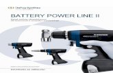 BATTERY POWER LINE II - depuysynthes.com · KOMPATYBILNOŚĆ ELEKTROMAGNETYCZNA Dokumenty towarzyszące 79 Dane wymagane w zamówieniu 84 . Przeznaczenie Battery Power Line II to