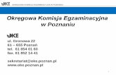 Okręgowa Komisja Egzaminacyjna - sp8nowasol.edupage.orgsp8nowasol.edupage.org/files/prezentacja_jpolski.pdf · ul. Gronowa 22 61 – 655 Poznań tel. 61 854 01 60 fax. 61 852 14