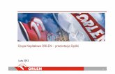 Grupa Kapitałowa ORLEN –prezentacja Spółki · 3 Wiodący koncern rafineryjno-petrochemiczny w Europie Środkowo-Wschodniej PKN ORLEN –GŁÓWNY GRACZ W REGIONIE LIDER PRZEROBU