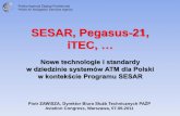 SESAR, Pegasus-21, iTEC, - pansa.pl · Członkowie Założyciele Projektu iTEC: AENA (Hiszpania), DFS (Niemcy) and NATS (Anglia) oraz Indra (Hiszpania) uzgodnili w ... Interoperacyjnośćsystemowa