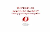 REPERTUAR sezon 2016/2017 - zcdn.edu.plzcdn.edu.pl/wp-content/uploads/2016/09/opera-na-zamku-repertuar... · nowe propozycje: Dziadek do orzechów (premiera 3.12.2016r.) oraz Dzieci