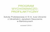PROGRAM WYCHOWAWCZO- PROFILAKTYCZNY - lesiabart.pl · Program Wychowawczo-Profilaktyczny odwołuje się do prawa zewnętrznego, które ... • wspierać dzieci poprzez dobry przykład