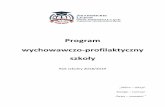 Program wychowawczo-profilaktyczny - liceum.polfarmex.pl · Program wychowawczo-profilaktyczny uwzględnia charakterystykę kolejnego etapu rozwoju ucznia – okresu adolescencji.