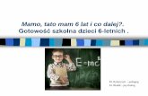 Gotowość szkolna dzieci 6-letnich - poradniakk.plporadniakk.pl/wp-content/uploads/2016/02/prezentacja-nowa-2.pdf · Zarówno w praktyce, jak i w teorii edukacyjnej pojęcia "dojrzałość