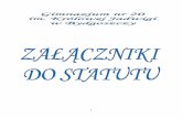 Spis treści - gim20.byd.edu.pl · PDF fileCele wychowania – charakterystyka pracy wychowawczej. ... uwzględnieniem inscenizacji dowolnie wybranego fragmentu historii Bydgoszczy.