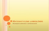 Święta wielkanocne w naszej grupiejarzebinka.noweskalmierzyce.pl/.../zdjecia/matematyczne_lamiglowki.pdf · chętne dzieci biorą udział w dodatkowych zabawach matematycznych.