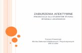 ZABURZENIA AFEKTYWNE prezentacja dla studentów VI roku ...a.umed.pl/psychiatria/dydaktyka/2016/Zaburzenia afektywne VI.pdf · przewodu pokarmowego, świąd skóry, zespół niespokojnych