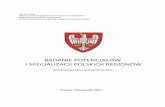 13.11.19 WROT - Badanie potencjałów i specjalizacji ... · Wielkopolskie Regionalne Obserwatorium Terytorialne Departamentu Polityki Regionalnej ... zaawansowane systemy produkcyjne),
