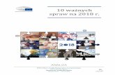 10 ważnych spraw na 2018 r. - europarl.europa.eu · Korea Północna .....30 10. Finansowanie przyszłych działań Unii .....33. 10 ważnych spraw na ...