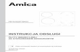 Instrukcja obsługi - płyta ... - data.amica.com.pl · Płyta Amica to połączenie wyjątkowej łatwości obsługi i ... obsługa posprzedażna ... Jeżeli płyta indukcyjna użytkowana