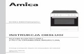 INSTRUKCJA OBSŁUGI - mediapasaz.pl · Kuchnia Amica to połączenie wyjątkowej łatwości obsługi i doskonałej efektywności. ... Obsługa płyty grzejnej ... Płyta ceramiczna