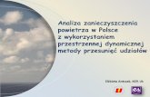 Analiza zanieczyszczenia powietrza w Polsce z ... · jakości powietrza atmosferycznego (zdrowie, ekonomia, ... Zanieczyszczenie, ochrona i monitoring jakości powietrza. Analiza