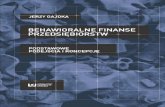 BEHAWIORALNE FINANSE - pdf.helion.pl · Wybrane praktyczne kwestie dotyczące procesu budżetowania kapitału w podej- ... 6.5. Fuzje i przejęcia 6.6. Zmiana nazwy spółki 6.7.