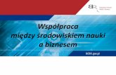 Współpraca między środowiskiem nauki a biznesemlctt.pollub.pl/uploads/NCBiR.pdf · Działanie 2.1 Wsparcie inwestycji w infrastrukturę B+R przedsiębiorstw Ministerstwo Gospodarki