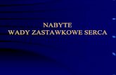 NABYTE WADY ZASTAWKOWE SERCA - wl.cm.umk.pl · KLASA II a (C)-chorzy u których test wysi. ... Pogrubienie i ograniczenie ruchu płatków MV ... aparat podzastawkowy