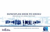 BIZNESPLAN KROK PO KROKU - kraina3rzek.plkraina3rzek.pl/.../11/2016.11.17-Biznesplan-krok-po-kroku-HKrol.pdf · BIZNESPLAN KROK PO KROKU SZKOLENIE DLA LGD „KRAINA TRZECH RZEK”