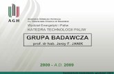 prof. dr hab. Jerzy F. JANIK - home.agh.edu.plhome.agh.edu.pl/~zamawin/prezentacja_grupa.pdf · Praca doktorska (AGH, 2007): —Synteza i charakterystyka ... materiałów półprzewodnikowych,