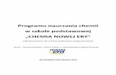 Programu nauczania chemii w szkole podstawowej CHEMIA ...img.iap.pl/s/1118/6206/Edytor/File/chemia_nowa.pdf · 1. Wstęp – charakterystyka programu, założenia dydaktyczne i wychowawcze