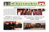 ISSN 1640-0348 „Świętokrzyska Victoria”checiny.pl/asp/pliki/wiadomosci_checinskie/wch_3_11.pdf · Gmina Chęciny po raz kolejny w gronie najlepszych ... Moja mała ojczyzna.