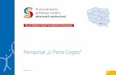 Pensjonat „U Pana Cogito” - ekonomiaspoleczna.pl · Stowarzyszenia od początku realizacji projektu tworzyły sieć wsparcia dla orga-nizującej się firmy. Dzięki zaangażowaniu