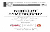 Orkiestra SINFONIA VARSOVIA - chopin.edu.pl · naniem opery Cities of Salt Zaida Jabriego. W grudniu 2011 roku poprowadził w Narodowej Operze Ukrainy w Kijowie wersję koncertową