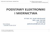 PODSTAWY ELEKTRONIKI I MIERNICTWA - zoise.wel.wat.edu.plzoise.wel.wat.edu.pl/dydaktyka/WCYB/1/W_5_Metody_cyfrowe_pomiaru.pdf · PODSTAWY ELEKTRONIKI I MIERNICTWA dr hab. inż. Jacek