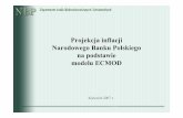 Projekcja inflacji Narodowego Banku Polskiego na podstawie ... · • Usztywnienie założenia o liczbie pracujących poza rolnictwem ... • luka na bezrobociu w końcu horyzontu