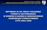 INFORMACJA NA TEMAT OSIĄGNIĘĆ POWIATU …bip.gryfino.powiat.pl/.../zadania_powiatu_prezentacja.pdf · w Niegowie przejęło, wraz z pracownikami, w oparciu o dotację powiatu -