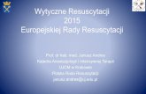Wytyczne Resuscytacji 2015 Europejskiej Rady Resuscytacji · •Opieka poresuscytacyjna: TTM, hemodynamika, tlen, rewaskularyzacja. Przeżywalność po NZK w szpitalach Herlitz et