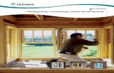 Pielęgnacja i renowacja okien drewnianych · Naturalne pęcznienie i kurczenie drewna spo-wodowało powstanie pęknięć powłoki lub wilgoć spenetrowała łączenia i przekroje