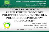 Prezentacja programu PowerPoint - ierigz.waw.pl · • Zrównoważony rozwój terytorialny. ZAZIELENIENIE Obowiązkowe trzy praktyki: • dywersyfikacja upraw, • utrzymanie TUZ,